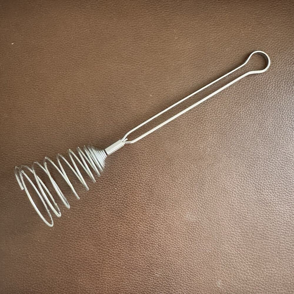 Vintage Wire Whisk Mixer Coiled Whip Kitchen Gadget Egg Beater